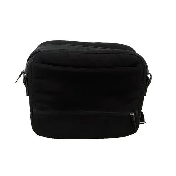 Nuna Verona Baby Diaper Bag Messenger Shoulder Strap Backpack Black Gray EUC - Picture 6 of 14